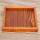 Bandeja de té cuadrada de madera maciza18x18x2cm 5