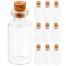 Bouteilles à vœux en verre Guangmc avec bouchons (24 pièces)