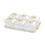 LOVIVER dried fruit plate with lid, divided serving platter 3