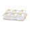 LOVIVER dried fruit plate with lid, divided serving platter 5