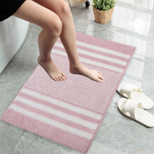 Zerbino natalizio a righe in microfibra antiscivolo, confezione da 1