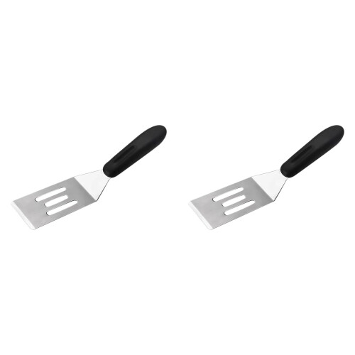 Mini keukenspatel van metaal, 2 stuks