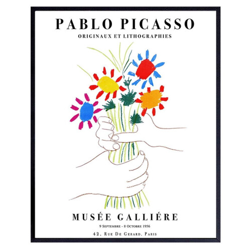 Affiche murale Picasso - Impression abstraite moderne du milieu du siècle