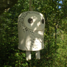 Carillon éolien hibou, motif animal rural, 1 pièce