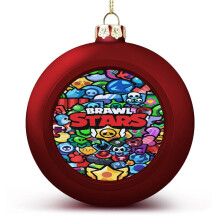 Boules de Noël Brawl Stars - Ensemble de 12 décorations