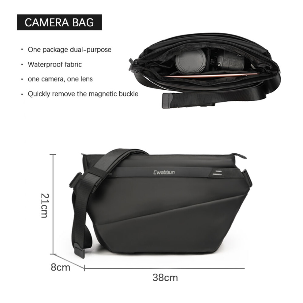 Cwatcun Pb008 6L Waterproof Camera Sling Bag 7340572950512