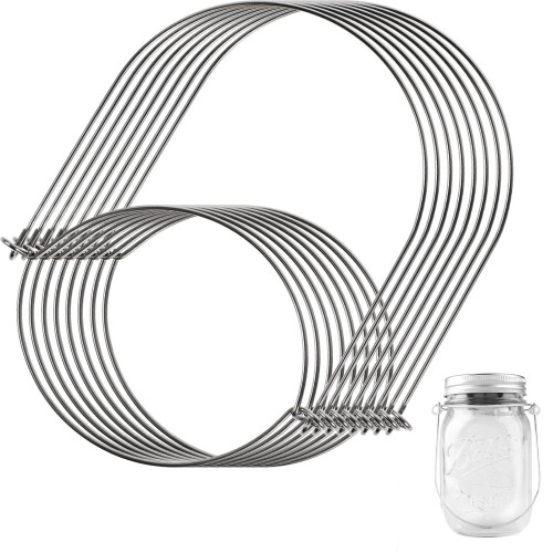 Mason Jar Wire Hangers Stainless Steel8Pcs