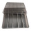 Bestickorganisatör med lock, plastbricka, 1-pack 1