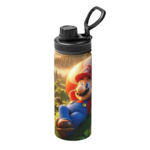 Mario szigetelt, hordozható rozsdamentes acél kulacs, 500 ml