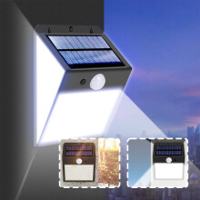 Solar-Straßenleuchte IP65 für den Außenbereich, Dämmerungssensor mit Bewegungsmelder