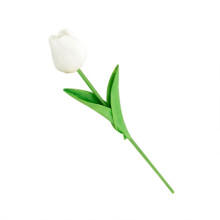 Fleurs artificielles en soie blanche JWDX (1 pièce)