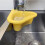 Colador de cocina XIUH triangular amarillo para colgar 5