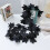 Décorations d'Halloween feuille d'érable noir pour l'intérieur de la maison 4