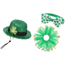 Irisches Festival-Veranda-Gänse-Outfit mit Hut und Fliege,