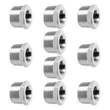 Packung mit 10 rostfreien Metallbuchsenadaptern für den-4 Punkte