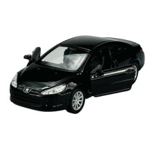 WELLY PEUGEOT 407 COUPE BLACK 1:34 NEW METAL MODEL