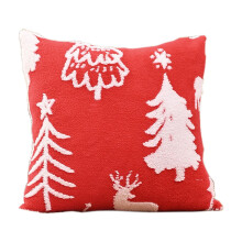 Housse de coussin décorative de Noël en peluche (sans garniture)