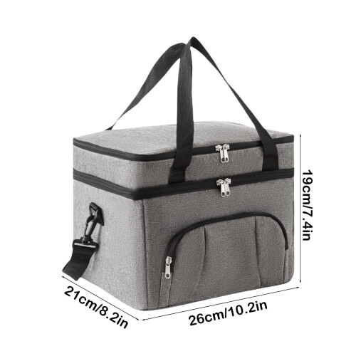 Outdoor Double-Layer Storage Bag for Camping and Picnic Use 1