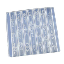 Silicone Nails Art Moulds Accessory Molds Retro Theme-B743