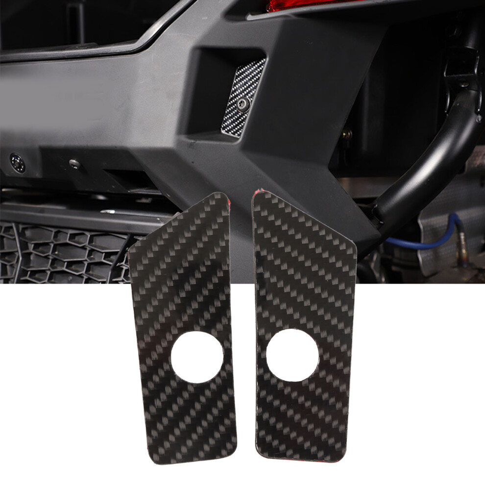 Utv Carbon Fibre Tail Trim 2Pcs Polaris Rzr Light 7340572983589