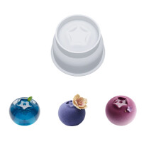 Easy Cleaning 4Inch Cake Baking Molds Perfect For-Blue Gray