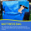 Sac de matelas imperméable et réutilisable avec poignées et fermeture éclair 4