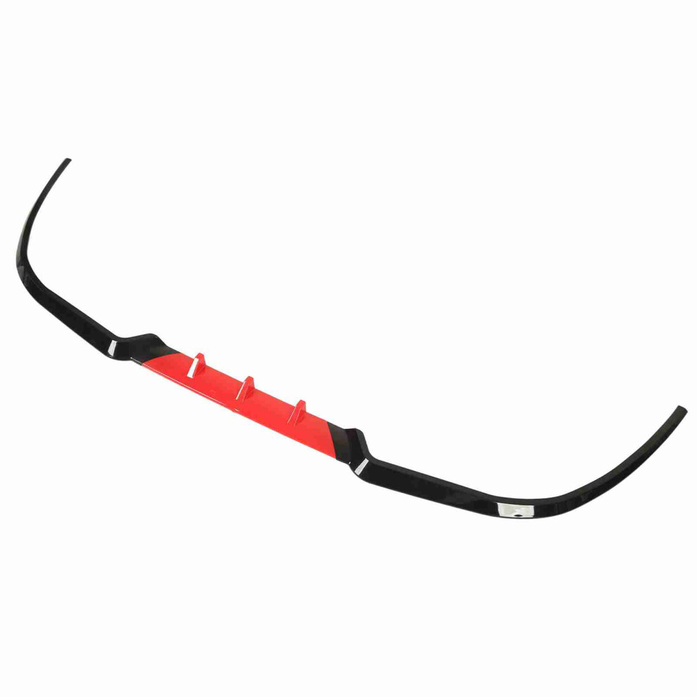 3Pcs Car Bumper Spoiler Splitter Red 7340572983688