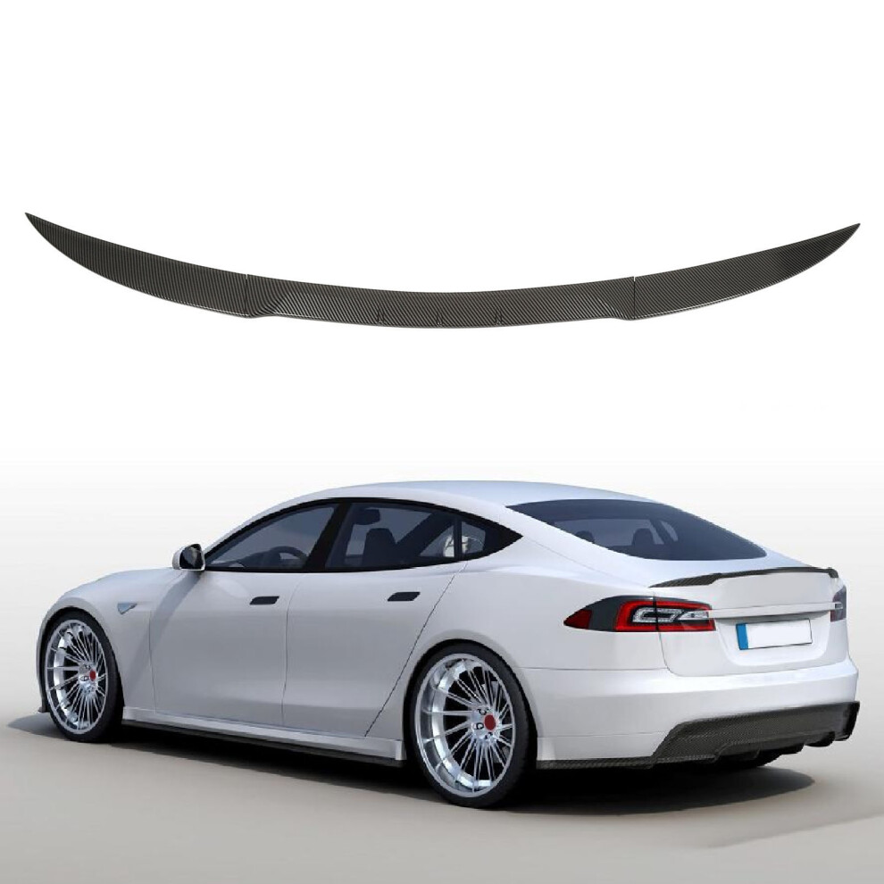 Tesla Model 3 2017-2023 3Pcs Carbon Fibre Spoiler 7340572983718