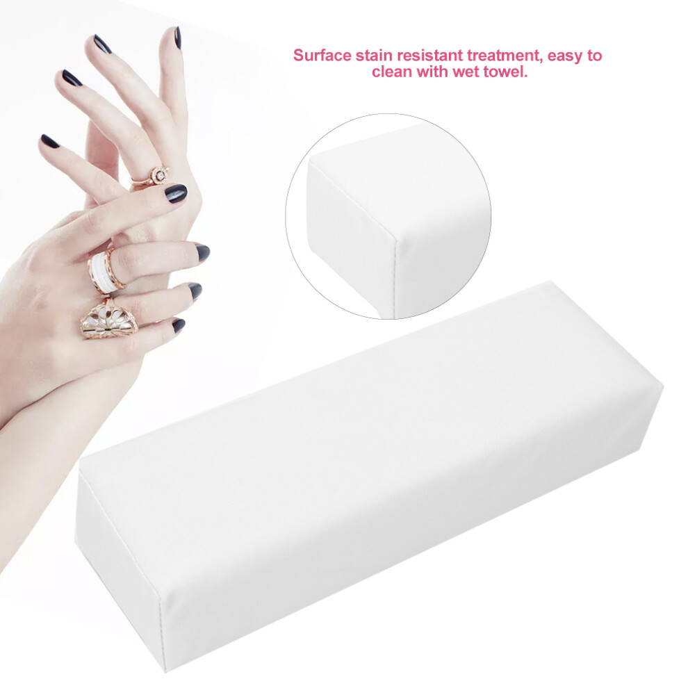 White Manicure Hand Arm Rest Cushion