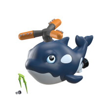 Colorful Whale Patterned Water Toy Secure Parts Great For-C