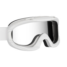 Children Windproof Cycling Goggles Anti Fog-white through