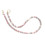 Trendy Rainbow Stone Beaded Necklace Elegant Accessory- L2116 1