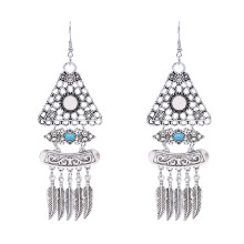Boucles d'oreilles à franges bohèmes en alliage robuste avec-B