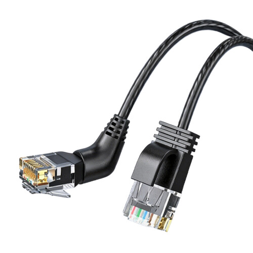 Ethernet-Verlängerungskabel 10 Gigabit Cat6A-1m