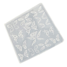 Moule Flexible en Silicone pour Nail Art, avec motif d'aile de
