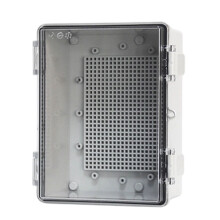 Plastic Transparents Cover Mount Din Rail-204x155x100