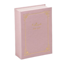 Livre de boîte à bijoux en PU à la mode conçu pour-Rose