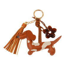 Accessoire de sac Design chien Miniature mignon, pendentif-Café