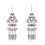 Boucles d'oreilles longues turquoise à la mode, styles de-UN 1