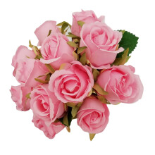 Bouquet de roses artificielles Farfi roses (12 pièces)