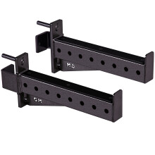 GYM MASTER GM2 60mm Standard Safety Spotter Arms with Protective UHMW Pad