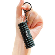 Porte-clés créatif de remise en forme, petit rouleau en-Noir
