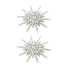 Broche en forme d'étoile avec accessoires en cristal pour-2