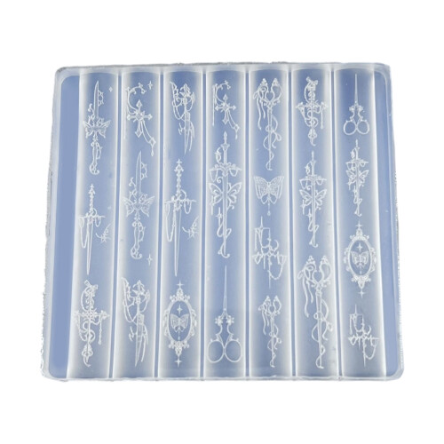 Petits accessoires d'art, moules de conception d'ongles à-B743