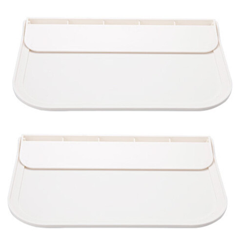 Étagère murale pliable en plastique (2 pièces)