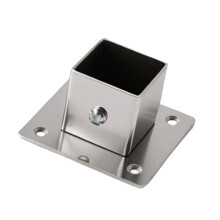 Base de brides en acier inoxydable robuste, support de-40mm