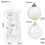 Ensemble de boules de Noël Viflosae en plastique transparent 1