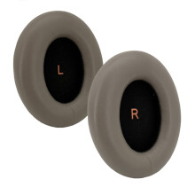 Soft Breathable Sponge Lambskin Ear Pad Cushion for-gray brown