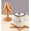 Set di sottopentola in legno Treevot, noce nero, 4 pezzi 4