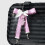 Stylish Star Pattern Bowknot Dot Musical Note Keyring-Pink 6